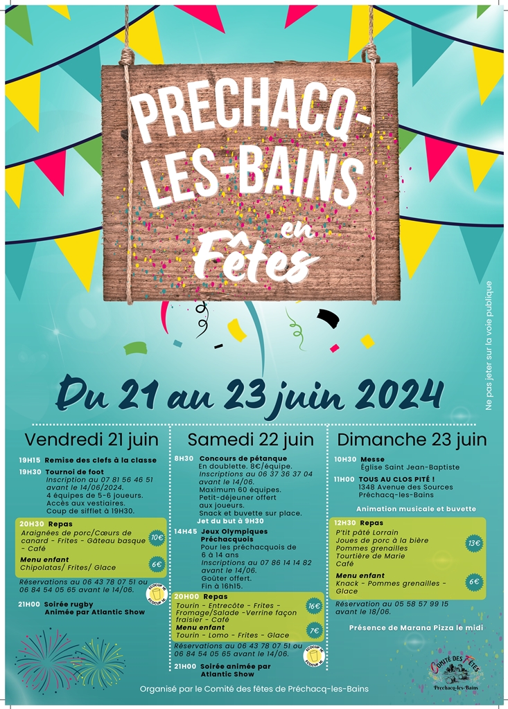 F Tes Locales De Pr Chacq Les Bains Centre Bourg Pr Chacq Les Bains