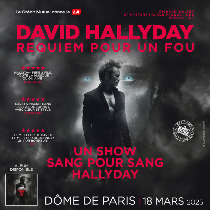 David Hallyday Requiem pour un fou Le Dôme de Paris Paris 18 mars 2025