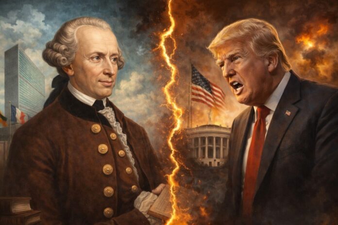 tump droit international kant