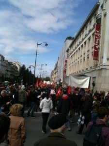 manif, premier mai, cortège, manifestants