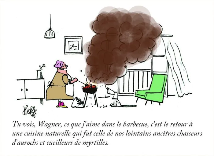 michel heffe, barbecue