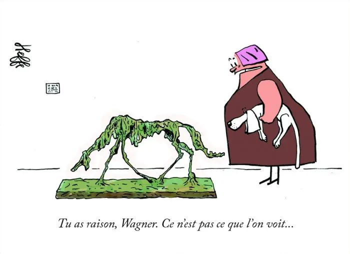 	1.	Le chien 	2.	Alberto Giacometti (1901-1966) 	3.	1951 « Le chien, c'est moi. Un jour, je me suis vu dans la rue comme ça. » ( Alberto Giacometti)