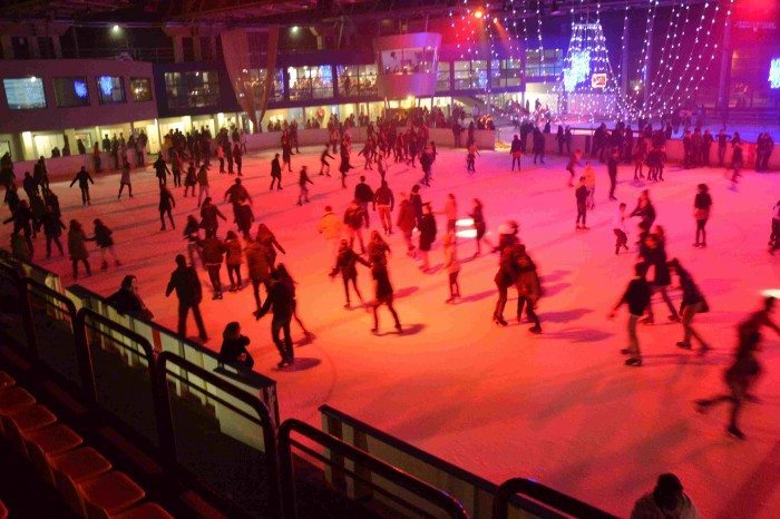 Dazibao, patinoire, le blizz