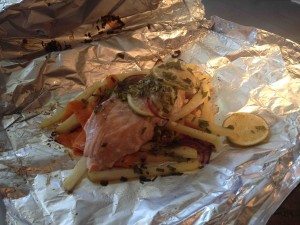 saumon en papilotte