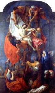 Le Brun, Descente Croix, rennes, musée des beaux-arts