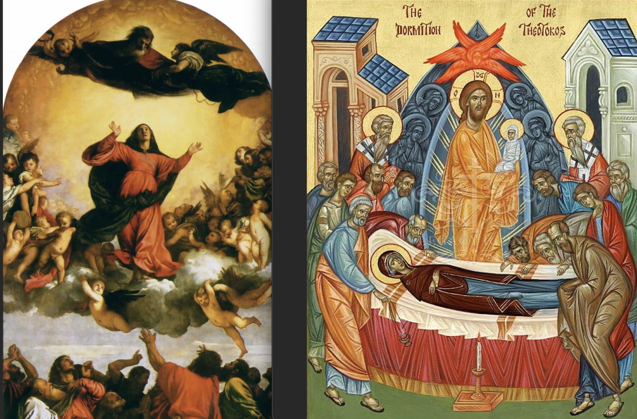 dormition assomption vierge marie mère dieu