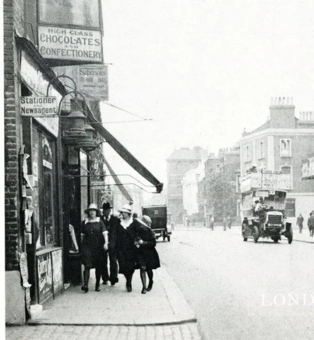 Londres, Hammersmith road en 1920