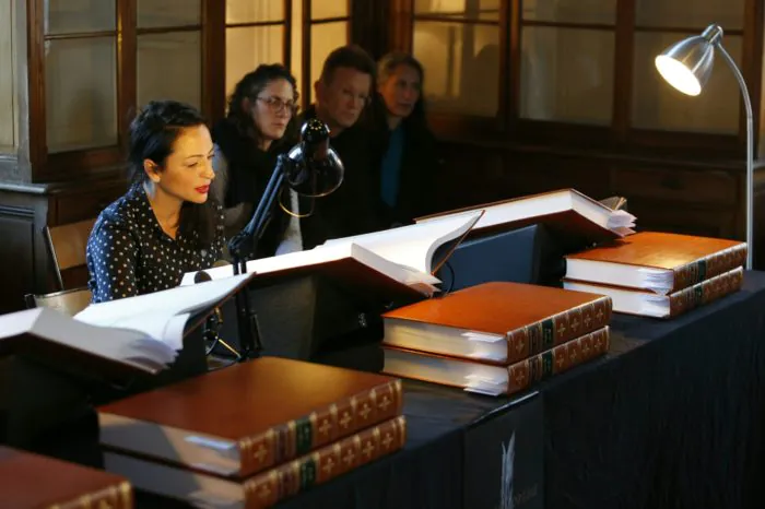 MARATHON DE LECTURE DE L'ENCYCLOPÉDIE DES MIGRANTS À L'HÔTEL PASTEUR