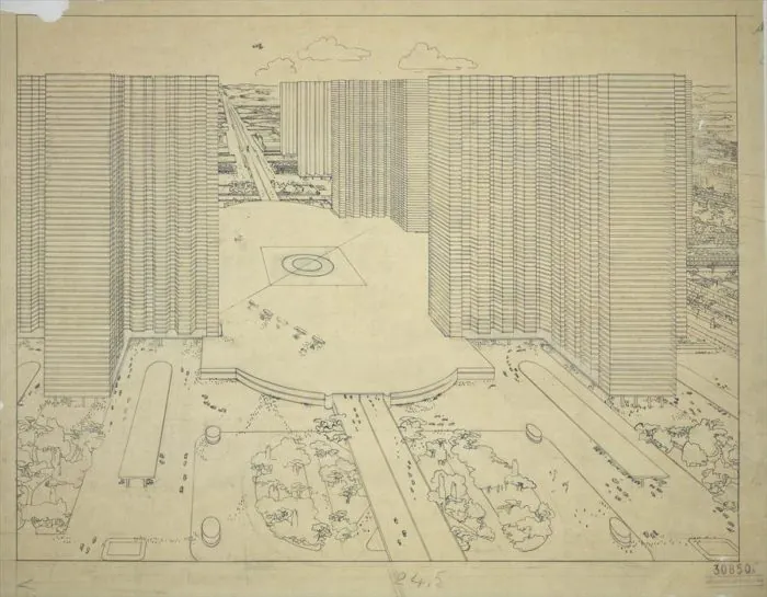 Le Corbusier Plan Voisin