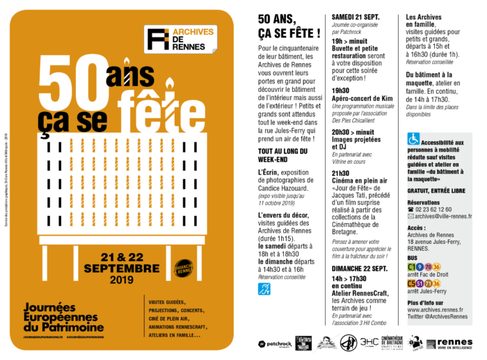Programme 50 ans Archives