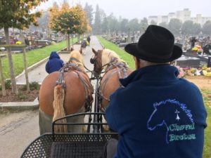 Calèche cimetière Rennes