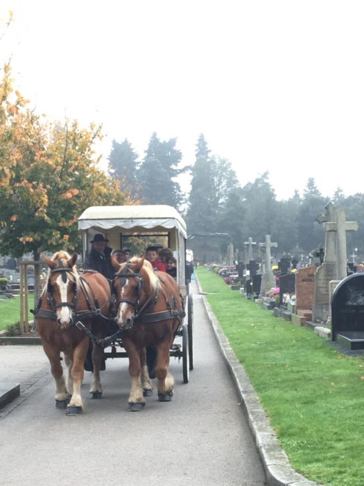 Calèche cimetière Rennes