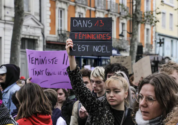 Manifestation contre les violences faites aux femmes