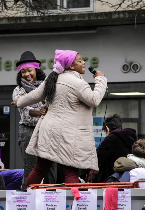 Manifestation contre les violences faites aux femmes