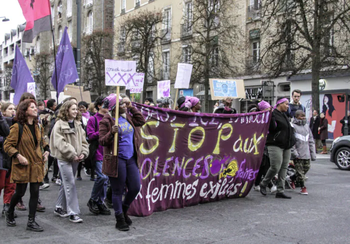 Manifestation contre les violences faites aux femmes