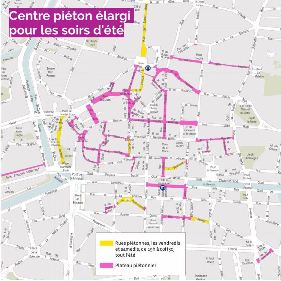 terrasses piétonnes