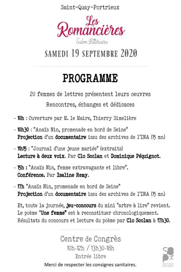 saint quay portrieux les romancières