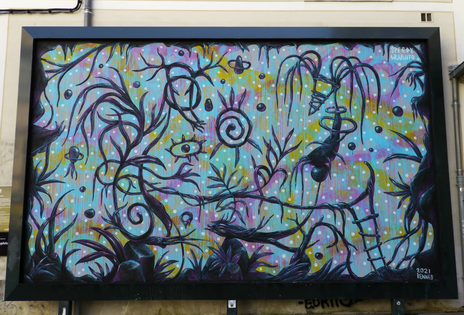 art urbain mur de rennes