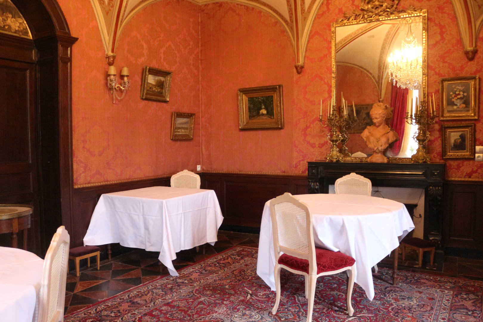 Reportage Château d'Apigné Salon Repas