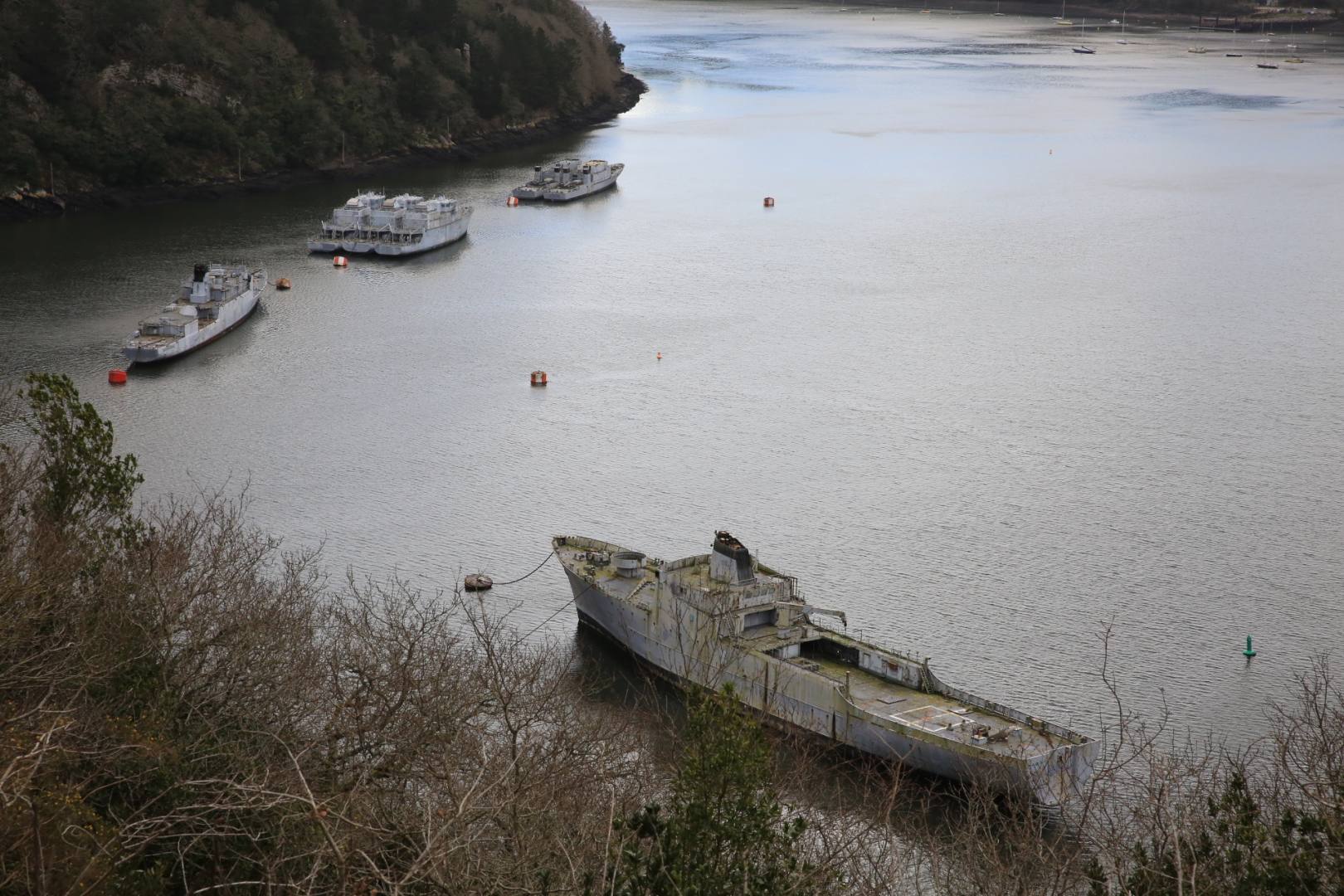 cimetière bateaux landévennec anse de penforn