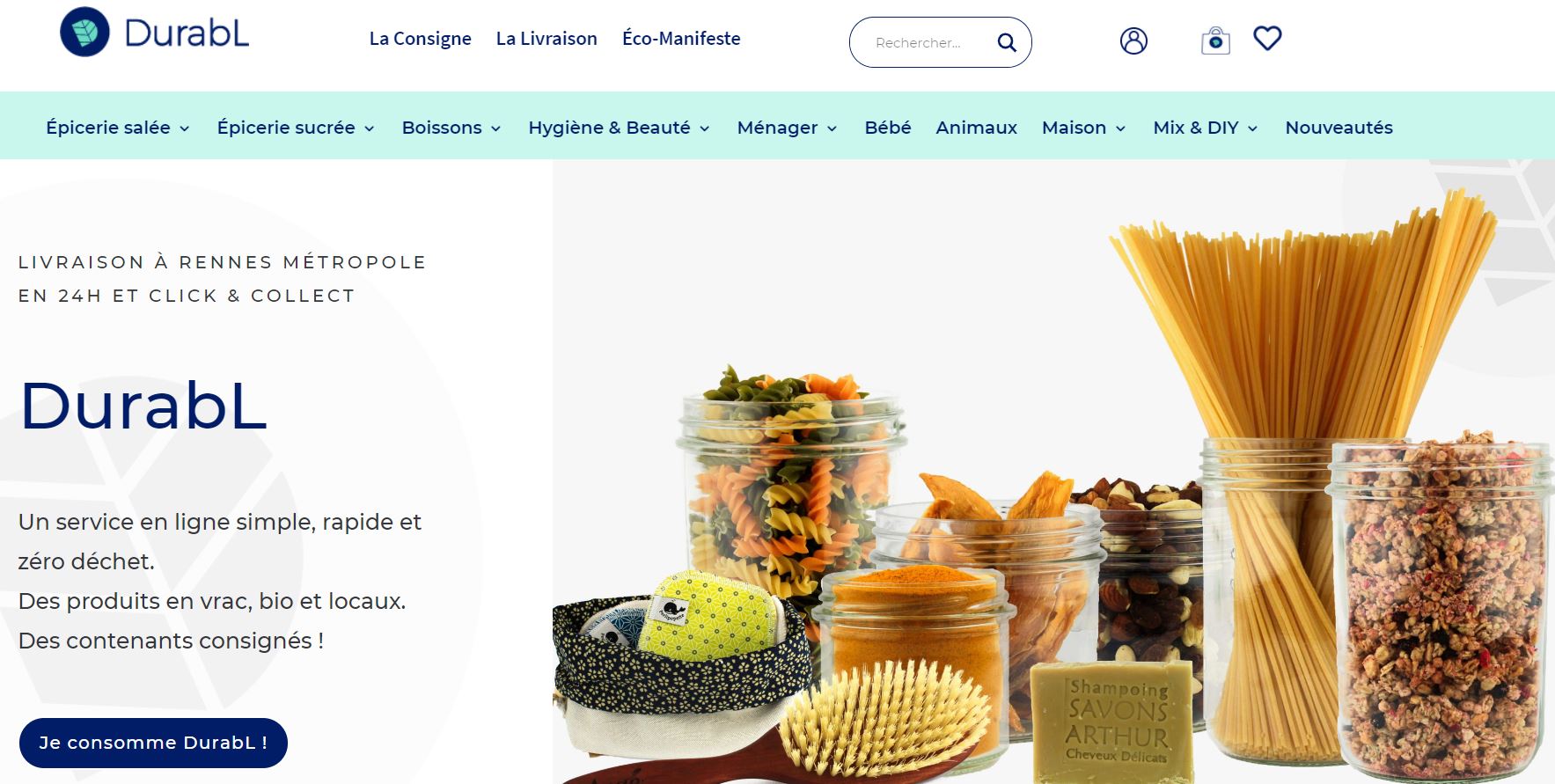 durabl site internet livraison vrac vern sur seiche