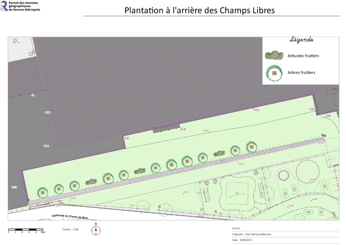 projet végétalisation arrière des champs libres rennes