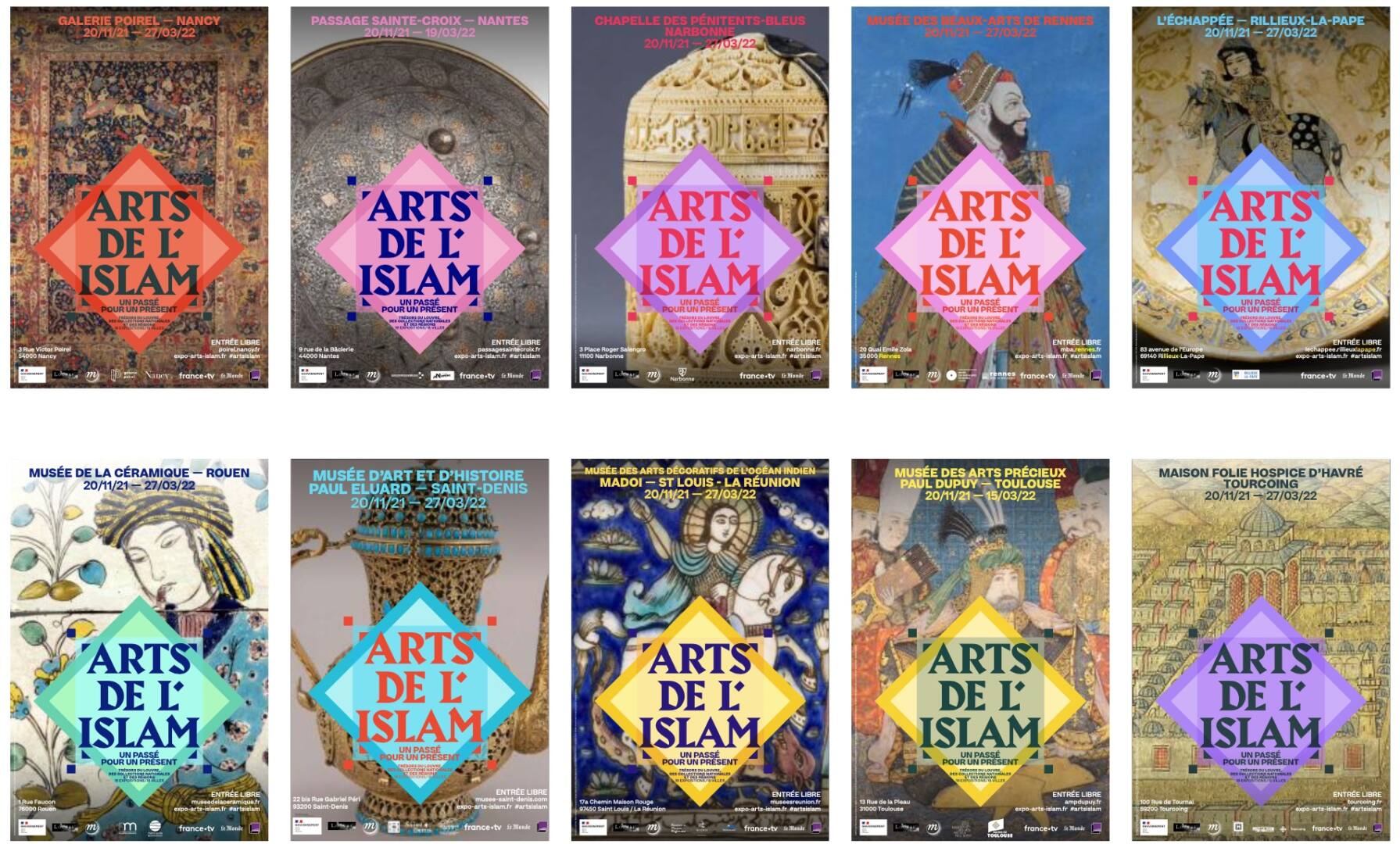 ARTS OF ISLAM.  A PAST FOR A PRESENT OR 18 EXHIBITIONS IN 18 CITIES