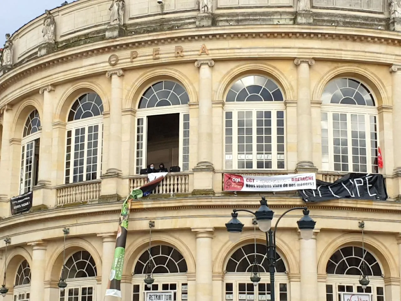 occupation opéra rennes covid19