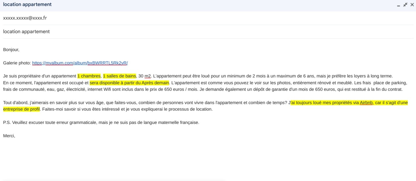 Arnaque immobilière