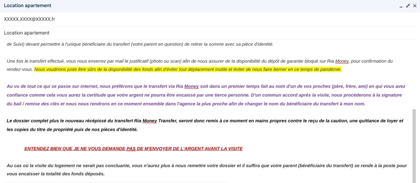 Arnaque immobilière