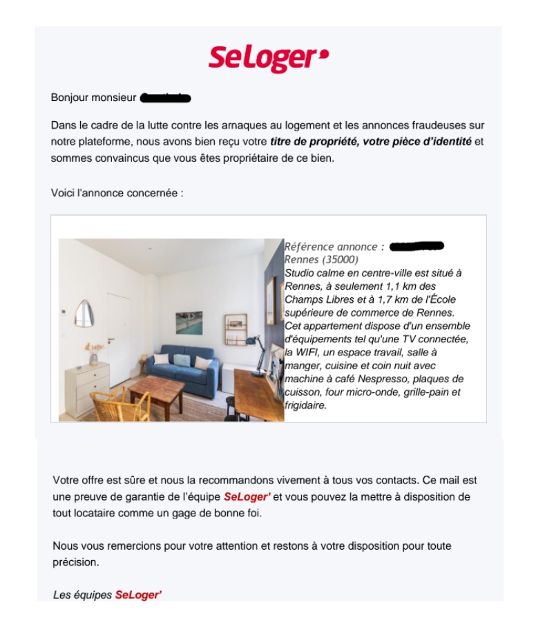 Arnaque immobilière