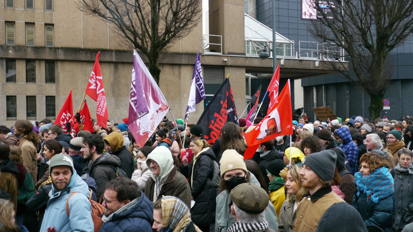 manifestation réforme retraites rennes