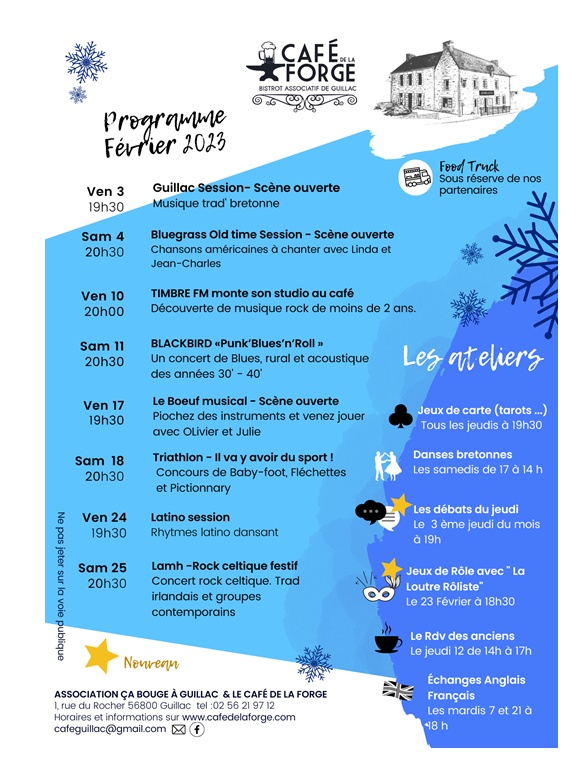 çà bouge à guillac café de la forge