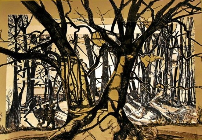 peintures corinne pierre collin, musée des beaux arts, vannes