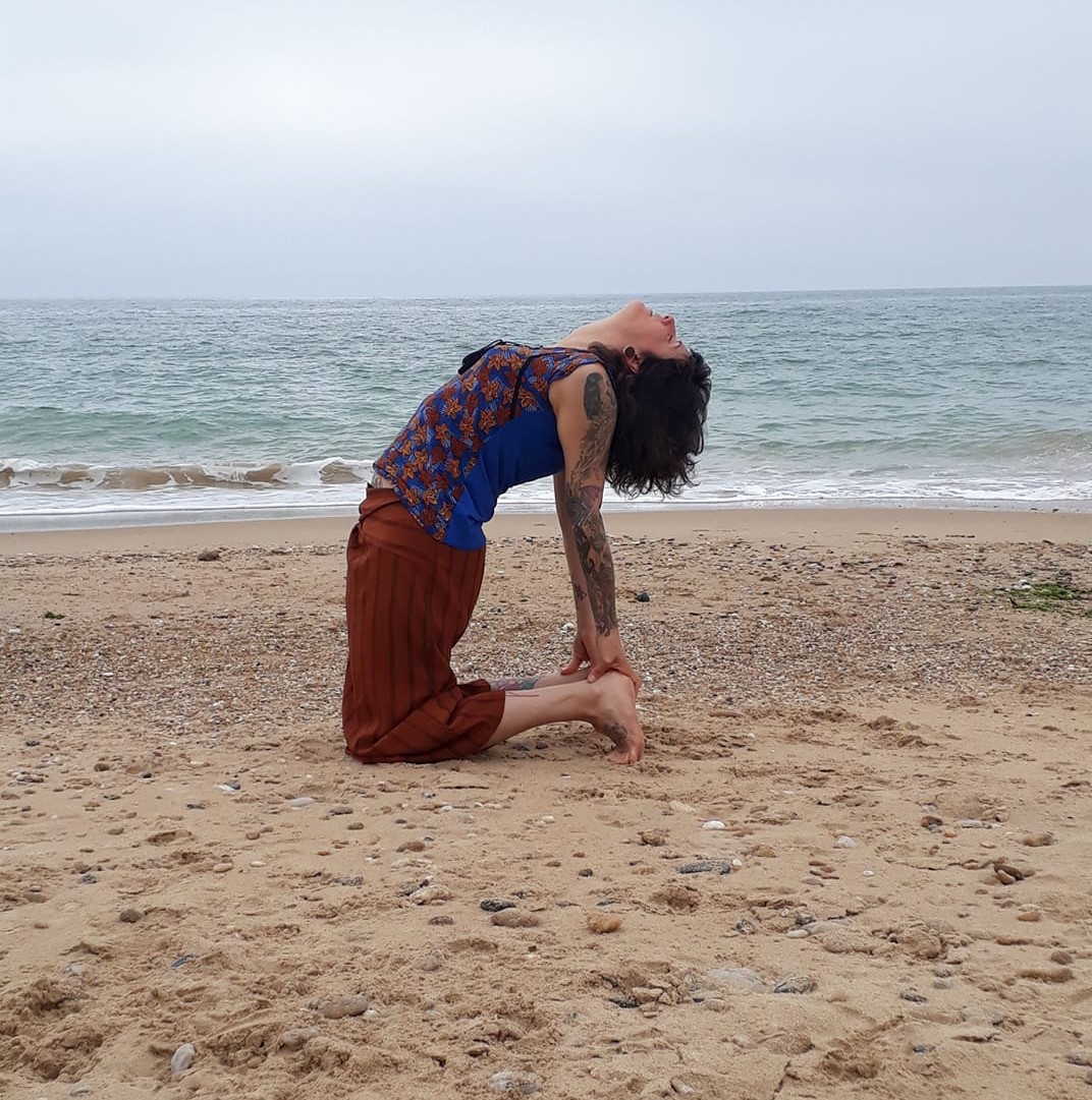 Carine Bodet yoga permaculture
