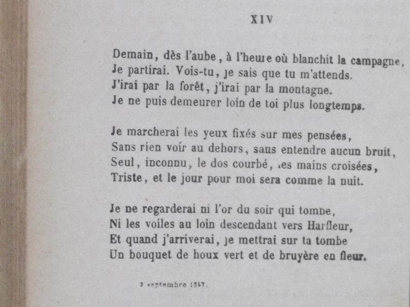 demain dés l'aube victor hugo