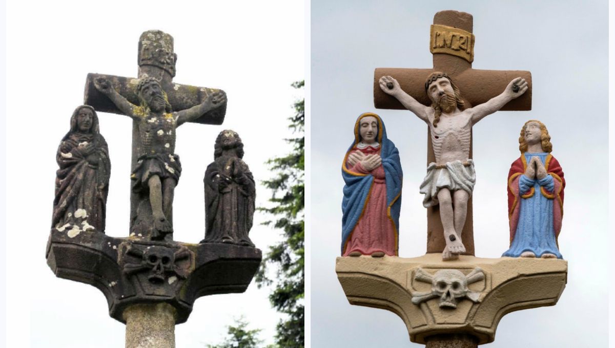 les calvaires monumentaux de Bretagne.