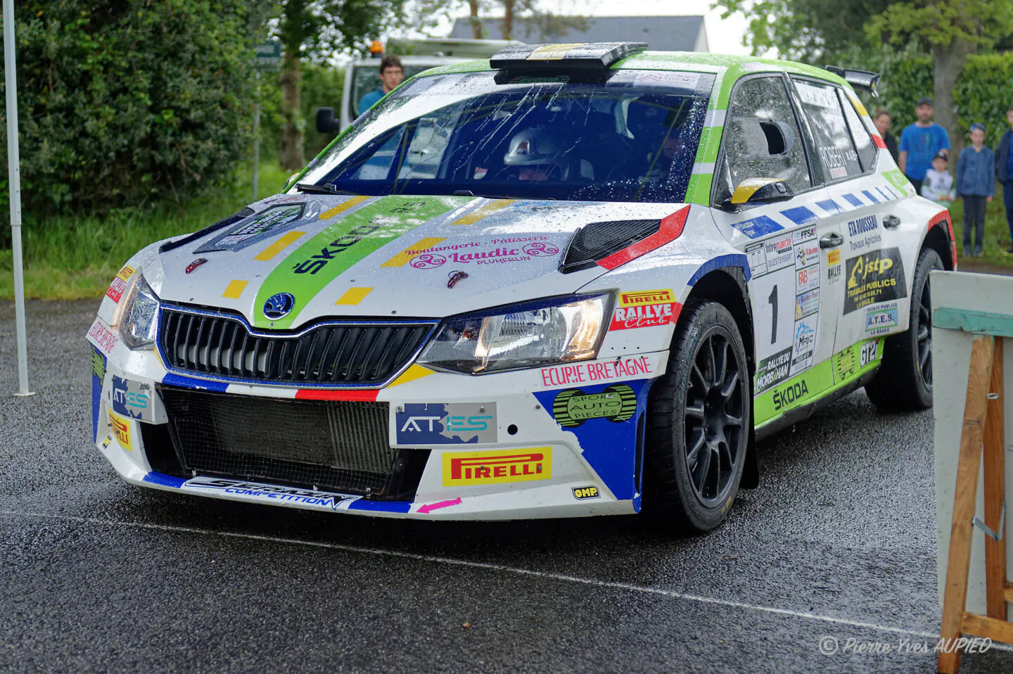 Rallye du Morbihan 2023 : ROBERT Patrice et ROBERT Valérie sur Skoda Fabia n°1 groupe F RC2 classe R5