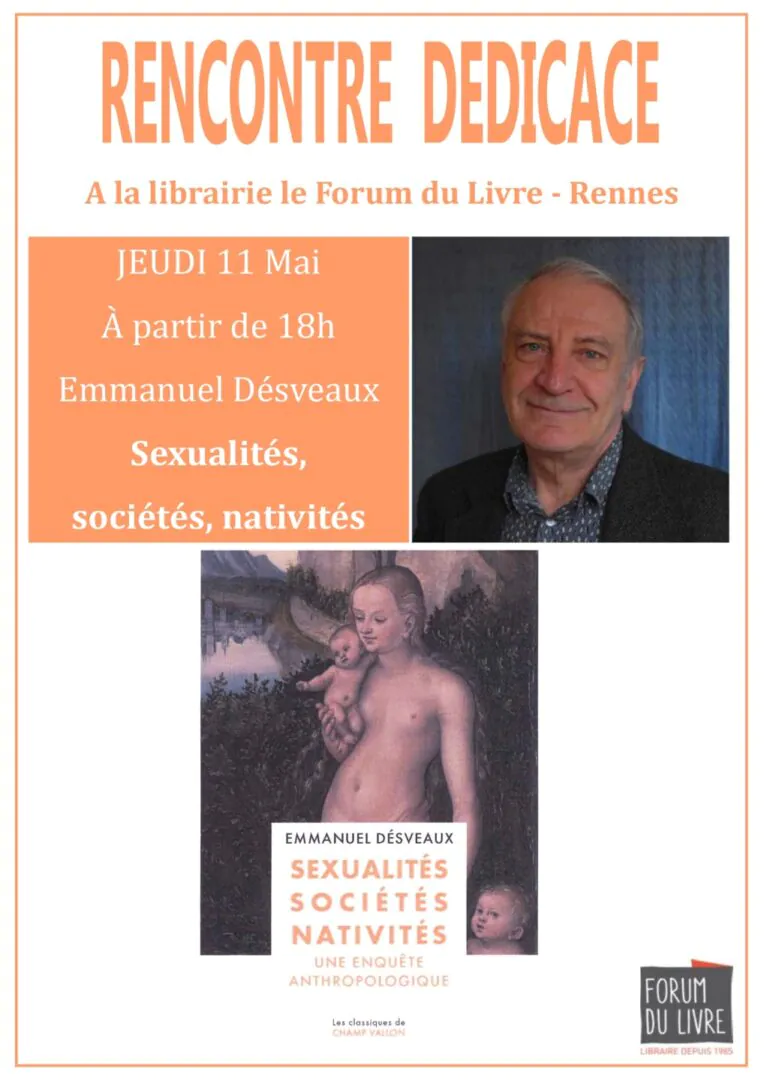 emmanuel desveaux, sexualités sociétés nativités