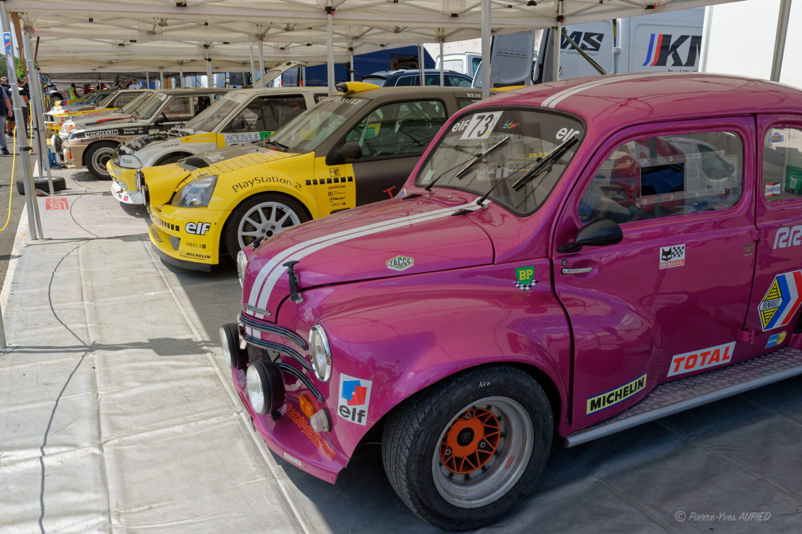 4 CV - 2 roues motrices n° 73 - année 1990 du pilote Bernard Renet (F)