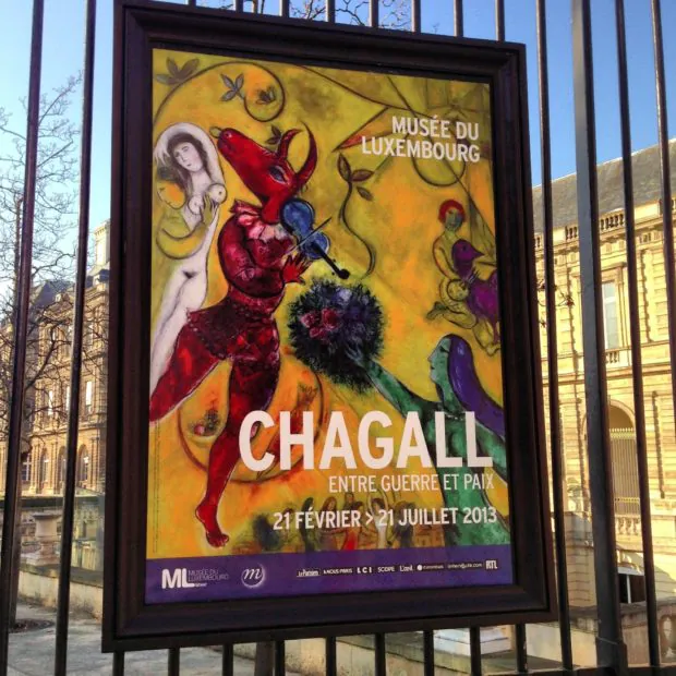 Chagall, entre guerre et paix au Musée du Luxembourg jusqu’au 22 juillet