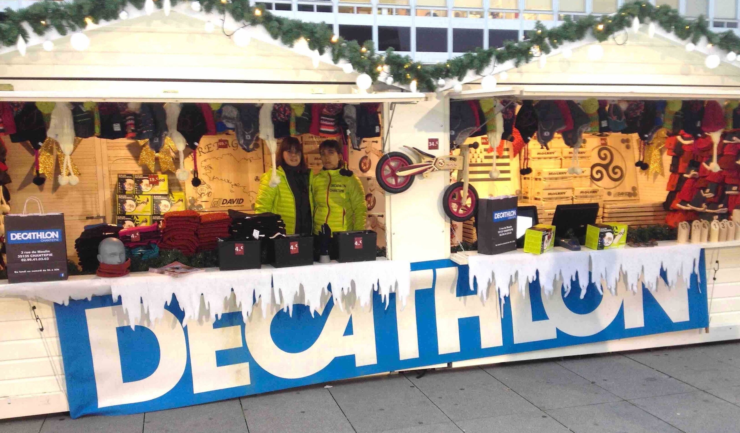Decathlon fait le marché de Noël à Rennes !