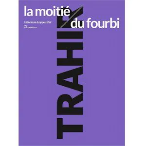 Revue La Moitié du Fourbi, littérature et appels d’air