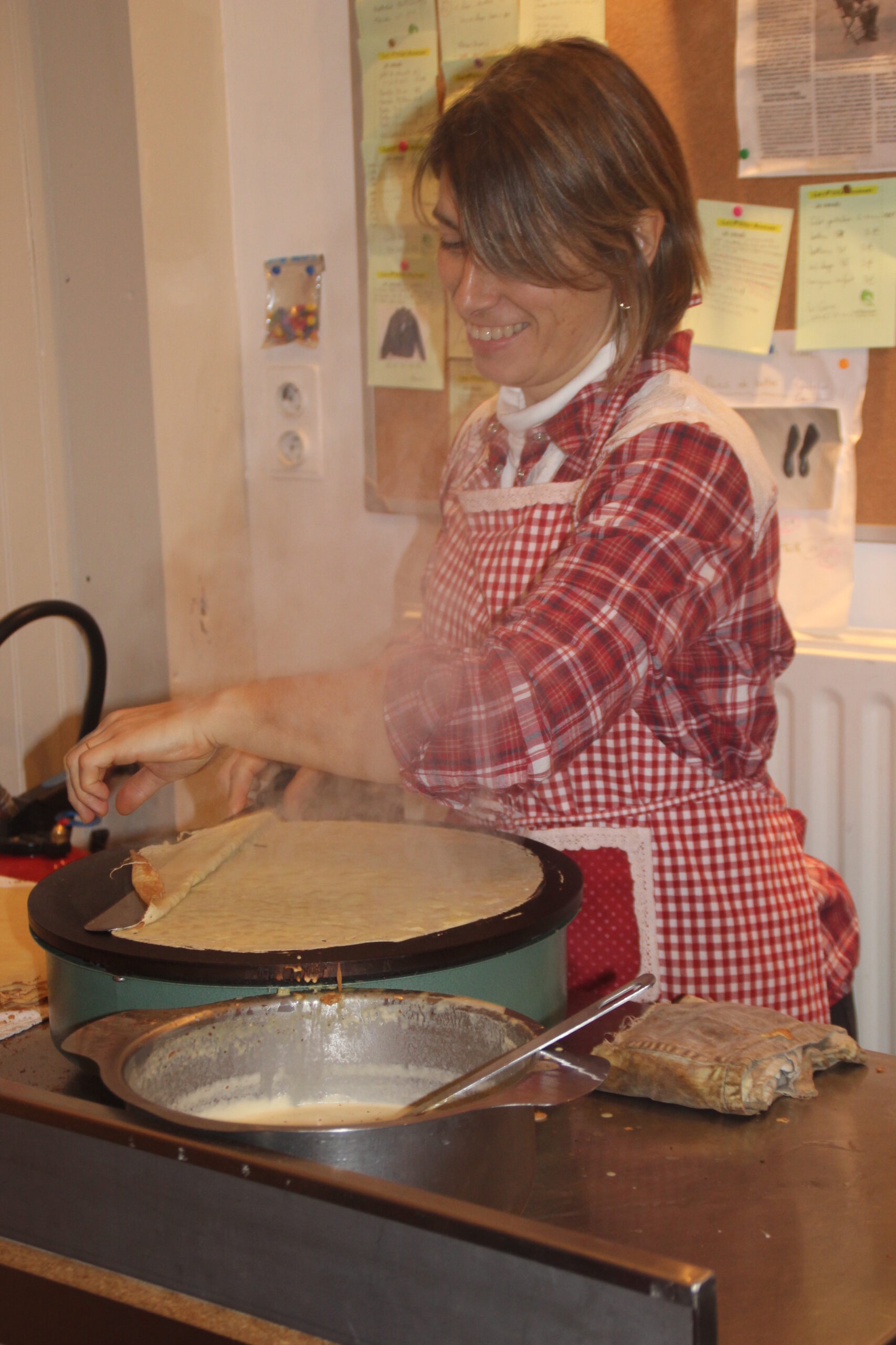 Pour cuisiner de bonnes crêpes, il vous faut un beau tablier