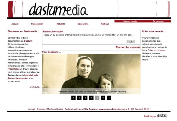 DASTUMEDIA, DASTUM NUMÉRISE LE PATRIMOINE ORAL BRETON