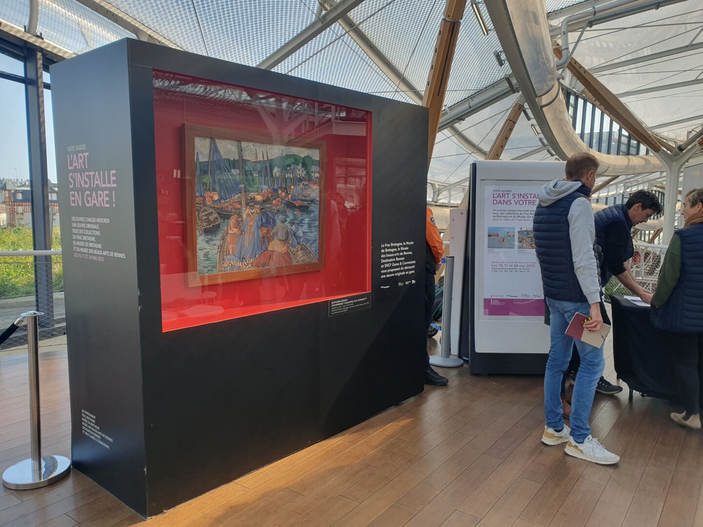 Gare de Rennes. L’expo Un jour, Une œuvre continue avec Mathurin Méheut