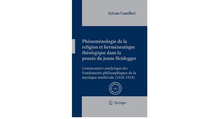 Sylvain Camilleri > Phénoménologie de la religion et herméneutique théologique dans la pensée du jeune Heidegger