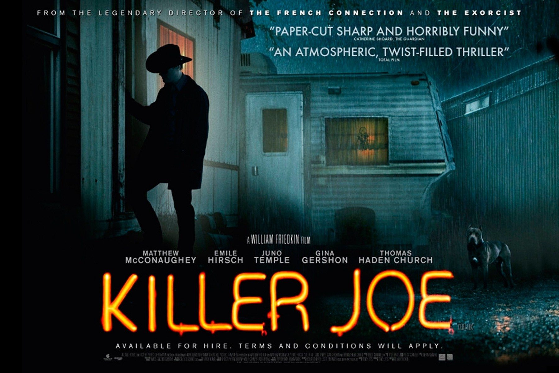 Killer Joe de William Friedkin, chronique cynique de pied nickelés texans