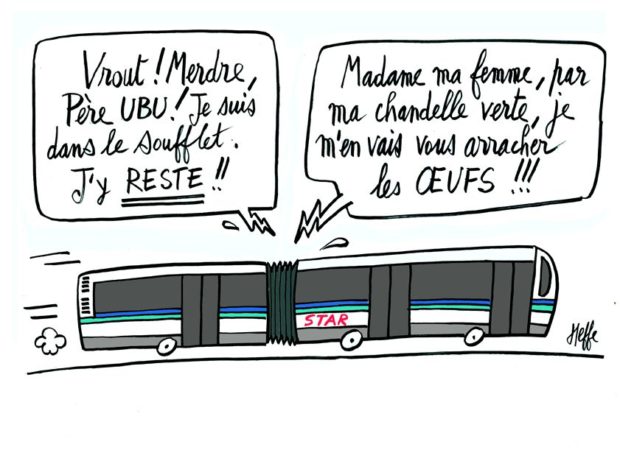 Bus rennais, STAR du pavé… et du frôlement de dos