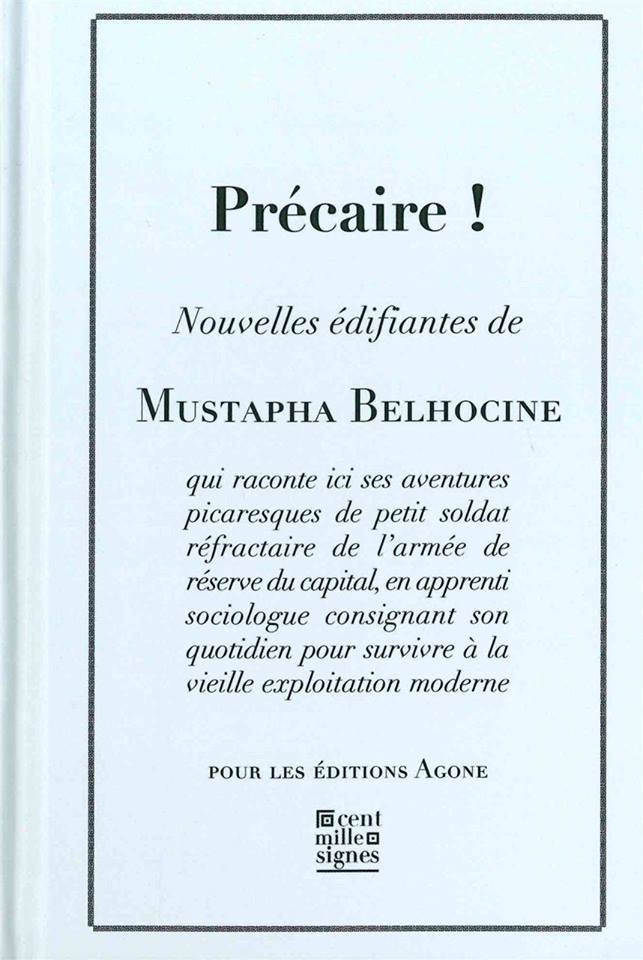 Rennes, Mustapha Belhocine présente son livre Précaire !